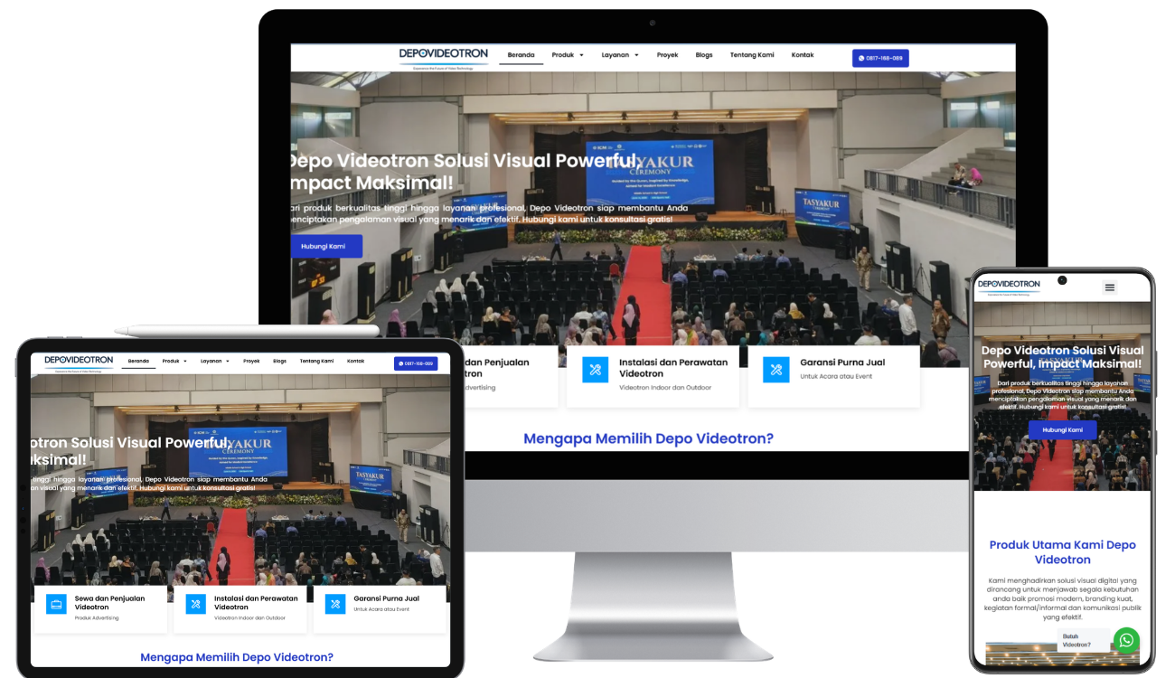 Depovideotron Website