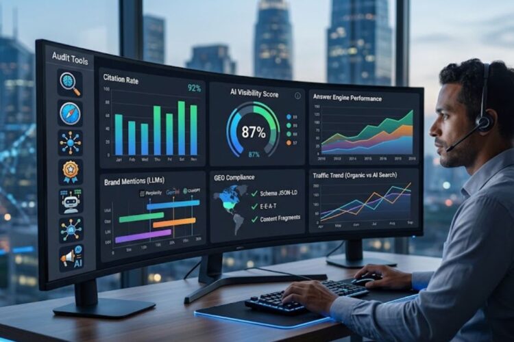 7 Tools Audit Visibilitas AI Terbaik untuk Menjaga Traffic Bisnis di Era AI